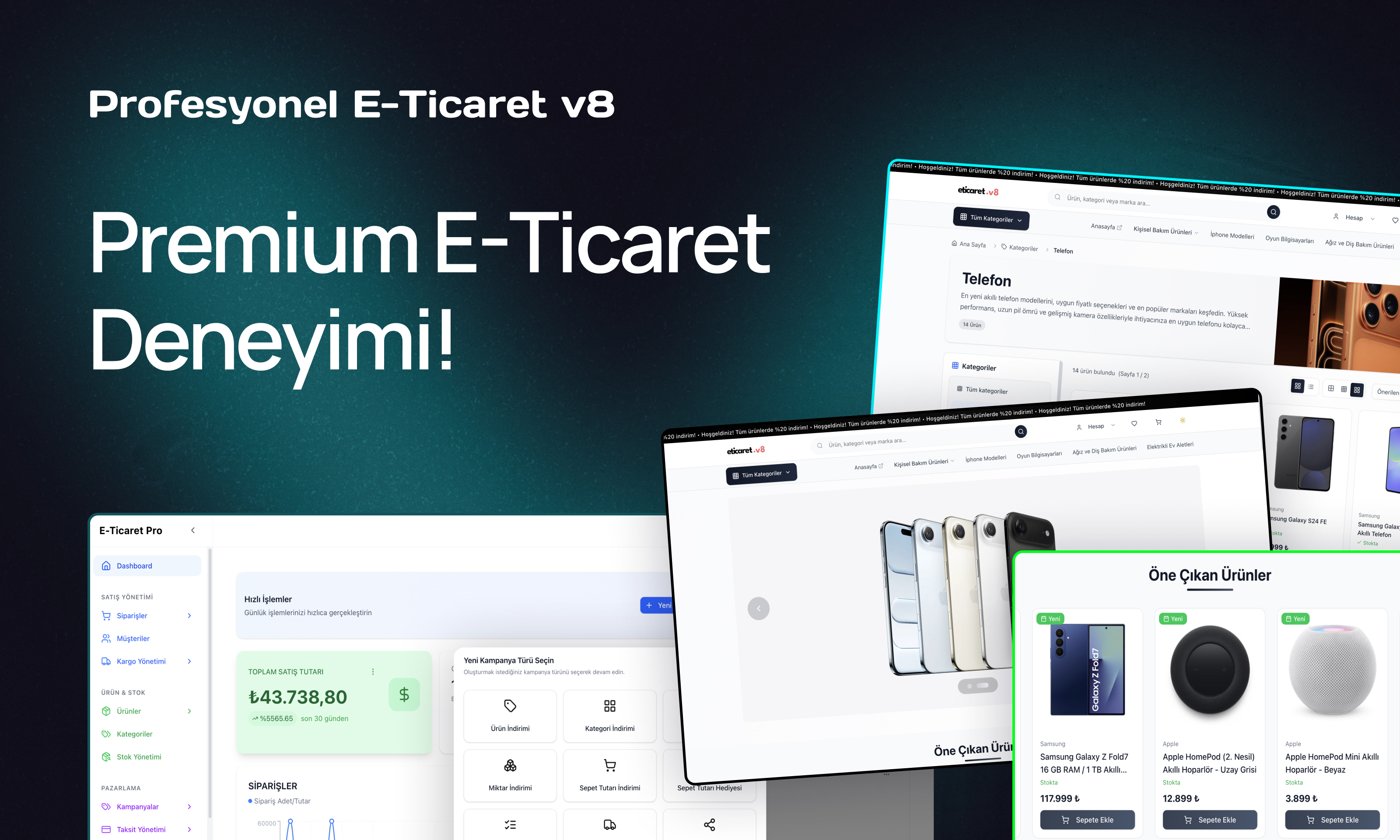 Profesyonel E-Ticaret V8.2 - Ekran görüntüsü 2