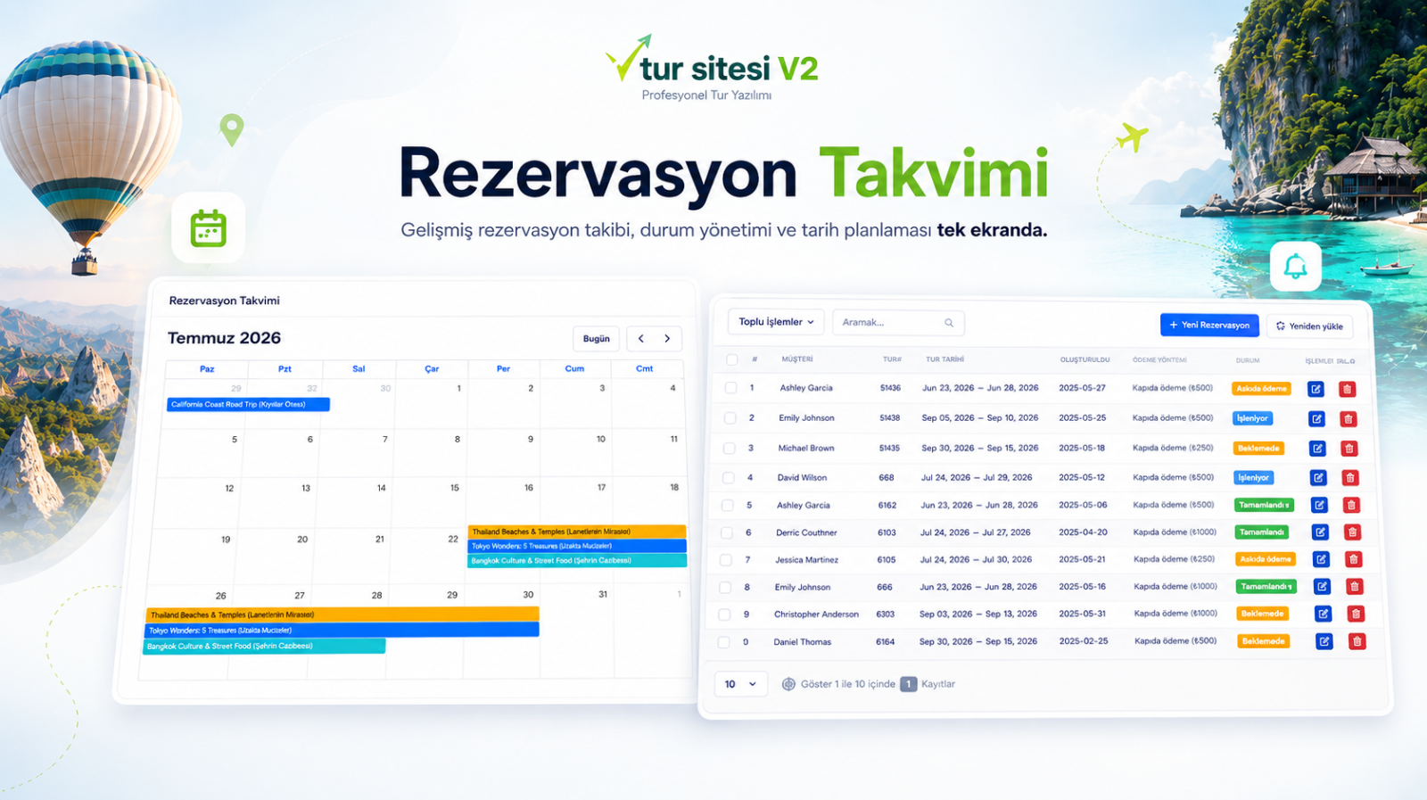 Tur Sitesi V2 (Zengin Eklenti Modüllü) - Ekran görüntüsü 3