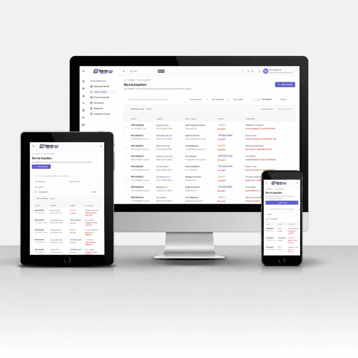 Teknik Servis - CRM V2  - Ekran görüntüsü 2